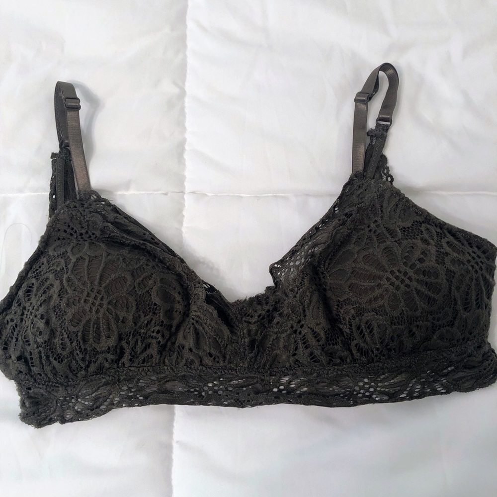 Green Lace Padded Bralette